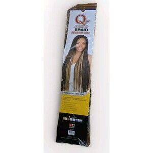 Shake-N-Go Hair Extensions Que Jumbo Braid Color 4 100% Premium Soft Q-Kanekalon